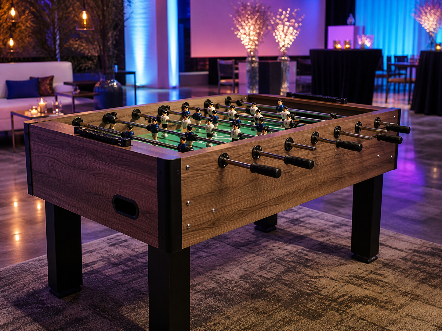 Mesa de futbolito para eventos